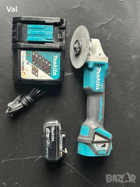 Акомулаторен ъглошлайв Makita , снимка 1