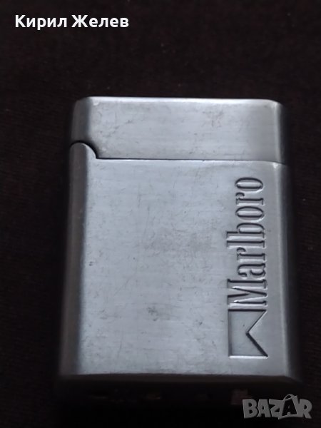 Модерна запалка MARLBORO метална с реотан работи перфектно състояние 27953, снимка 1
