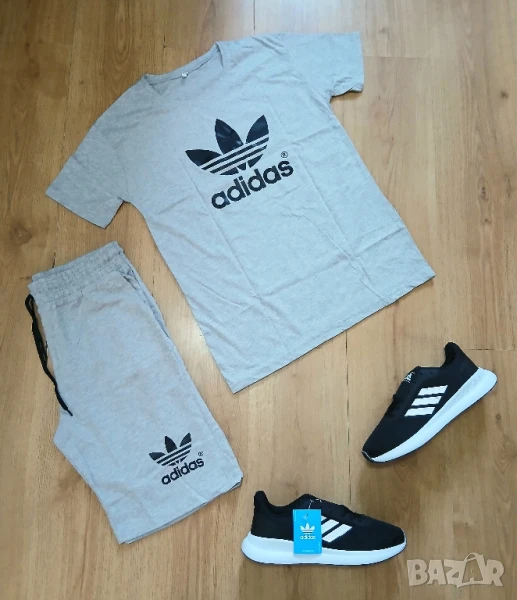Сте -мъжки екип и маратонки Adidas , снимка 1