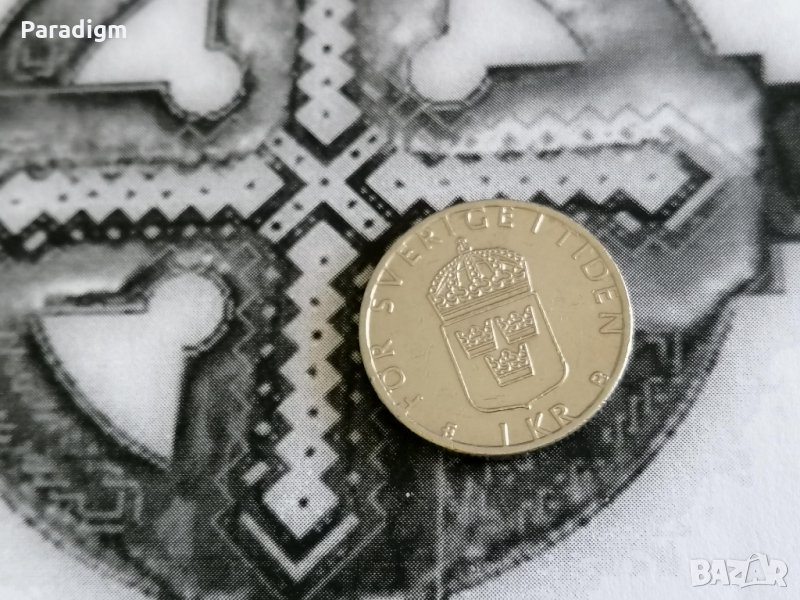 Mонета - Швеция - 1 крона | 2000г., снимка 1
