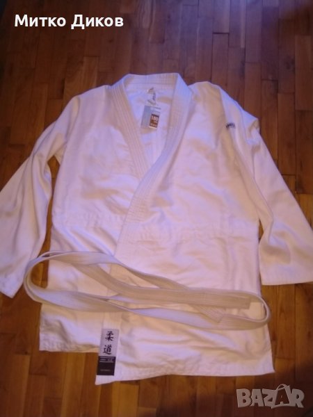 Decathlon outshock горнище с колан нови 180см за джудо и бойни спортове, снимка 1