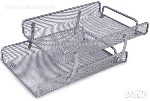 Метален Органайзер на 2 нива,35x25 см , снимка 1