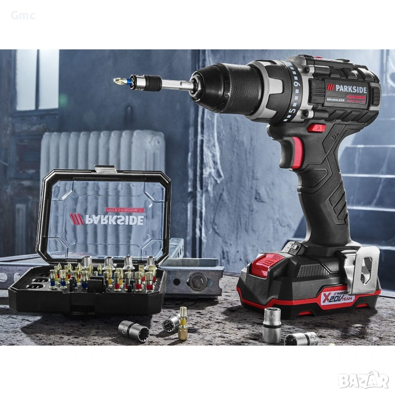 Винтоверт Parkside PABSP 20 LI C3 60Nm., снимка 1