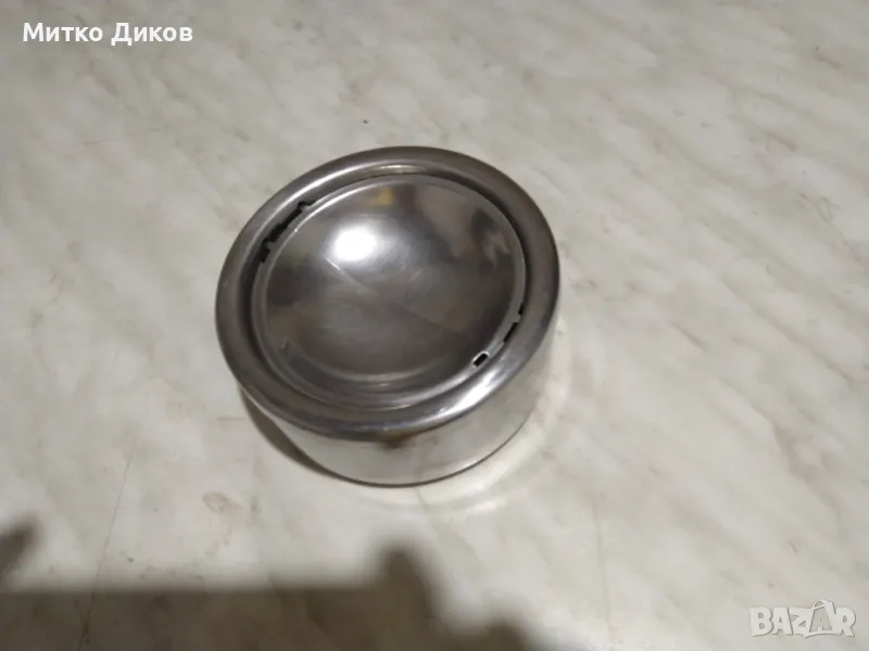 Метален пепелник нов Н-53мм и фи 120мм, снимка 1