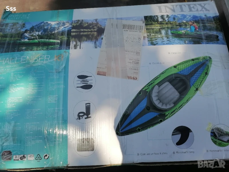 Надуваемо кану интех челинджер , снимка 1