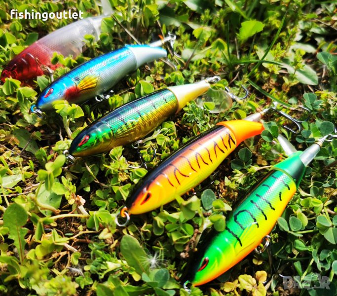 Воблери за хишници с въртящо се витло . Убийствен ефект ! 16гр, 9см, снимка 1