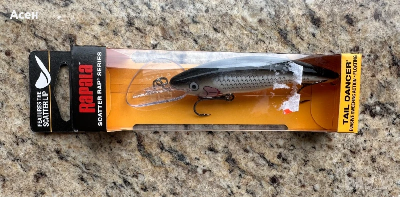 Воблери Rapala Scatter Rap Tail Dancer 9 SSH, снимка 1