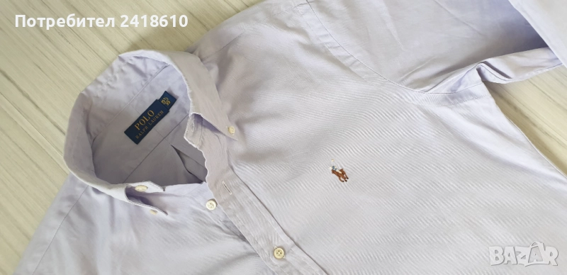 POLO Ralph Lauren Slim Fit  Cotton Mens Size 15 1/2 /39 - M НОВО! ОРИГИНАЛ! Мъжка Риза!, снимка 1