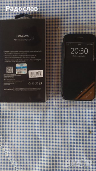 USAMS кожен калъф за iPhone 6, снимка 1
