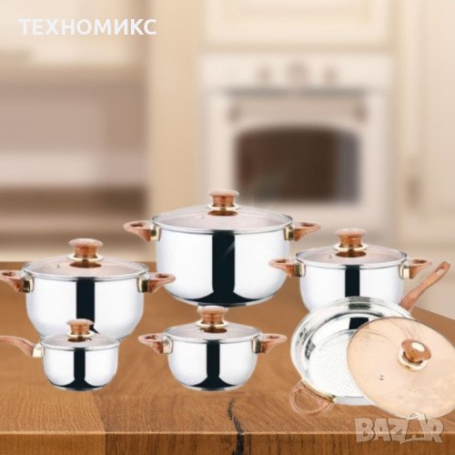 комплект от 12 части съдове за готвене, снимка 1