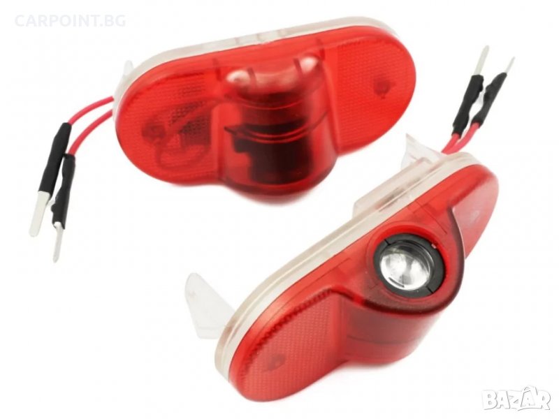 ПРОЕКТОР LED ЛОГО ЗА ВРАТА AUTOEXPRESS, VW GOLF IV ,BORA ,TOURAN ,BEETLE ,CADDY PMC-V6 1КТ., снимка 1