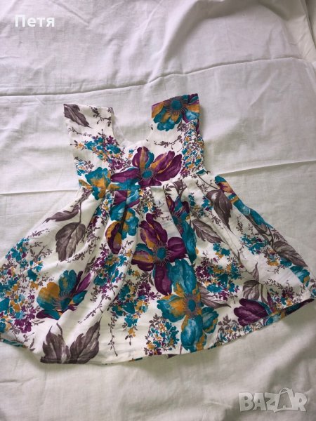 Рокля на цветя за момиченце, снимка 1