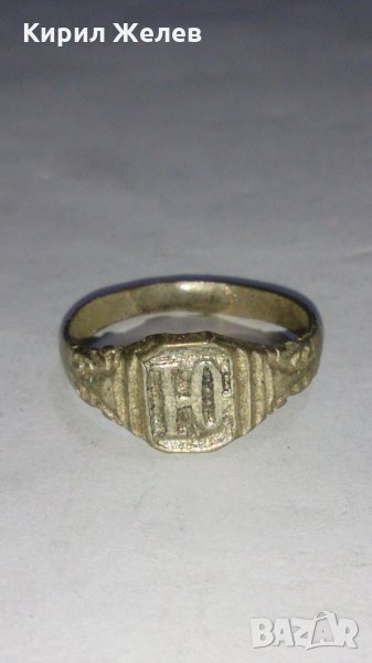 Стар пръстен уникат над стогодишен сачан - 73501, снимка 1