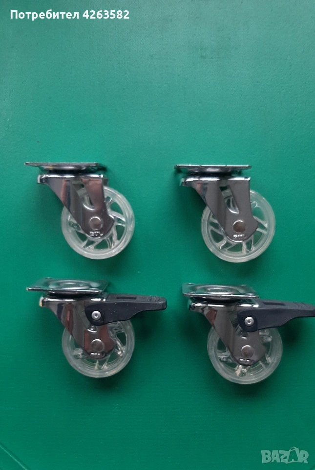 Комплект мебелни колела, снимка 1