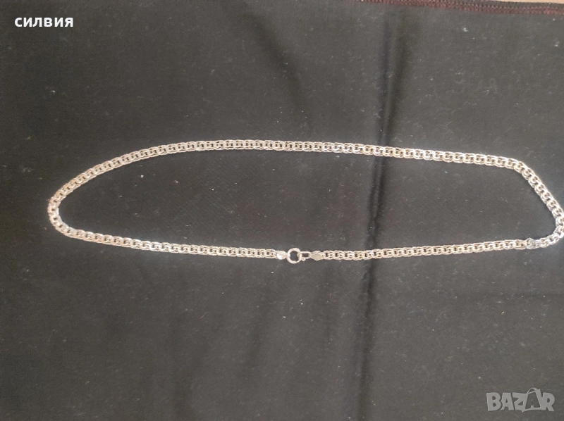 дамски сребърен синджир , снимка 1