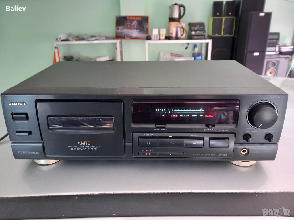 AIWA AD-F550 Stereo Cassette Deck , снимка 1