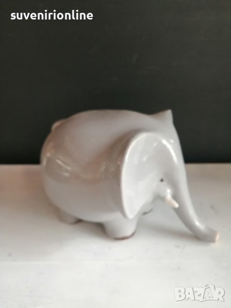 порцеланов слон, снимка 1