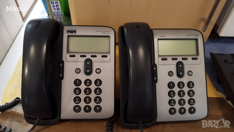 Cisco 7906 / 7911, VoIP телефон 192х64-pixel графичен LCD дисплей, снимка 1