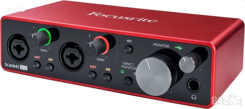 Аудио интерфейс Focusrite Scarlett 2i2 3rd Generation, снимка 1