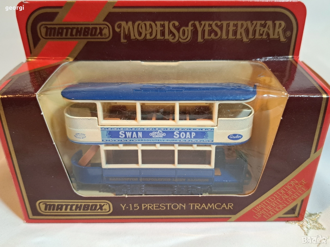 колекционерска количка Matchbox автобус М1, снимка 1