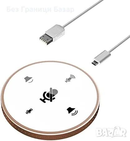 Нов Микрофон за лаптоп с говорител – онлайн срещи, шумопотискане, офис, снимка 1