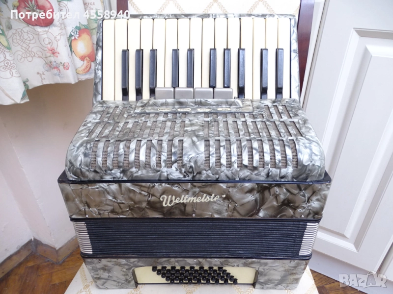 Акордеон Weltmeister – винтидж украса, декор - дом или заведение, снимка 1