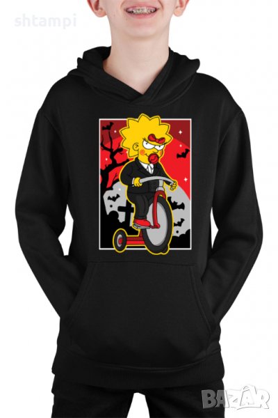 Детски Суитчър/Суитшърт The Simpsons Maggie Simpson 02,Halloween,Хелоуин,Празник,Забавление,Изненада, снимка 1
