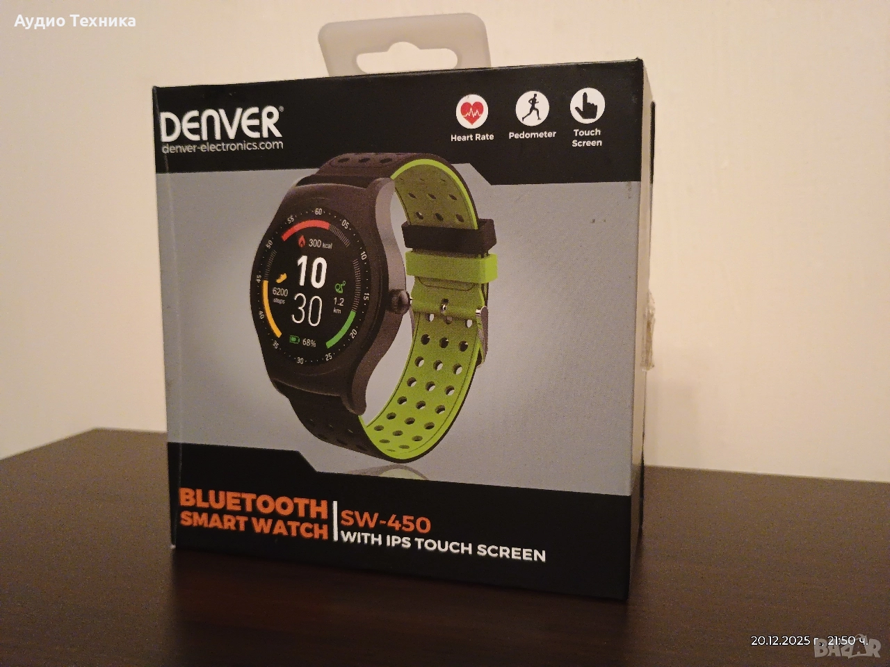 Чисто нов SMART часовник DENVER SW-450. Неупотребяван! , снимка 1