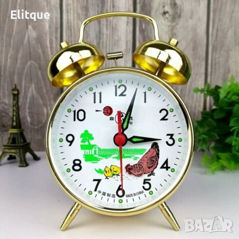 Класически ретро механичен будилник, снимка 3 - Други стоки за дома - 52605773