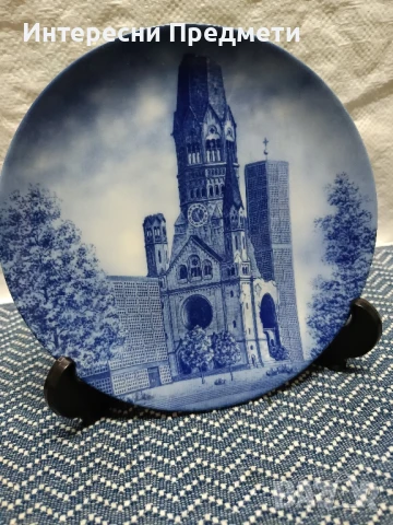 Колекционерска немска порцеланова чиния , снимка 2 - Декорация за дома - 50462489