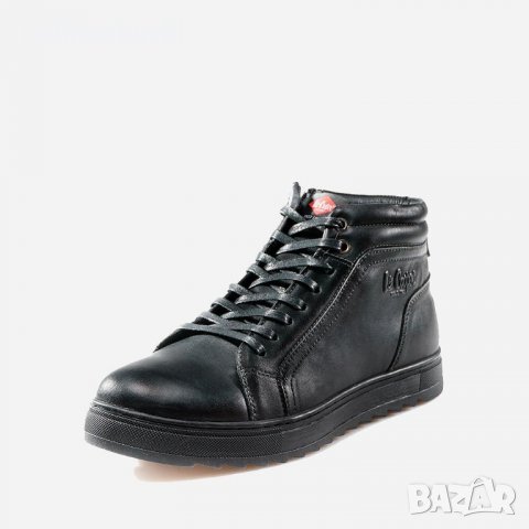 Мъжки Обувки Lee Cooper LC-802-24 Black, снимка 2 - Маратонки - 38025014
