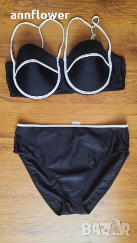 Голям бански черно и бяло, снимка 11 - Бански костюми - 33579131