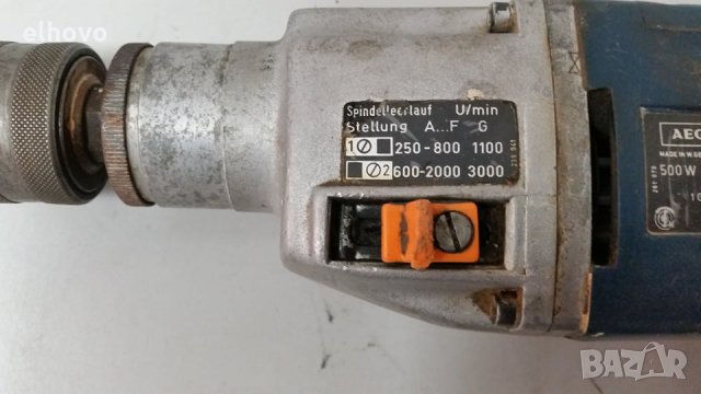 Бормашина AEG SB 2E-500, снимка 5 - Бормашини - 29052479