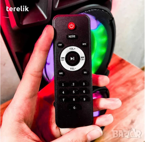 § Нова ZQS 8210 2х8 120W 6500mah 2 микрофона ПРЕНОСИМА КАРАОКЕ КОЛОНА, снимка 13 - Аудиосистеми - 53163698