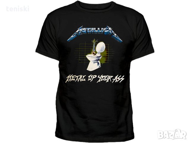  Рок тениска Metallica Модели и размери , снимка 2 - Тениски - 32330997