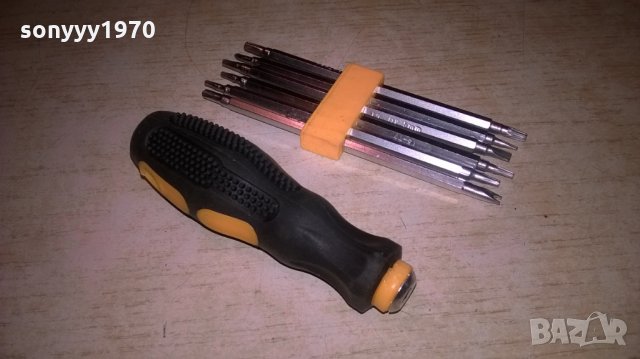 отвертка със специфични накраиници