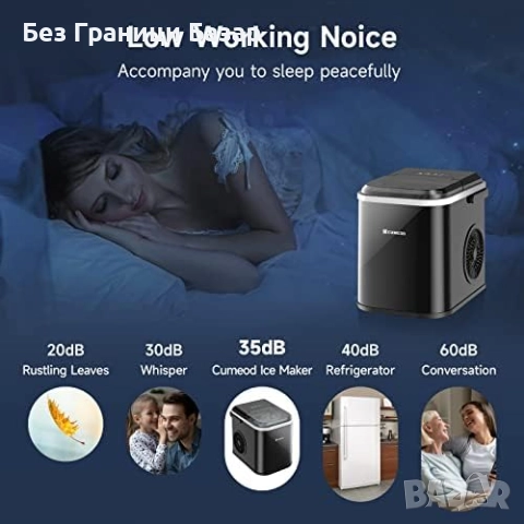 Нова Машина за лед 12кг 24 часа LED дисплей самопочистваща 120W за дом, снимка 9 - Други - 52938989