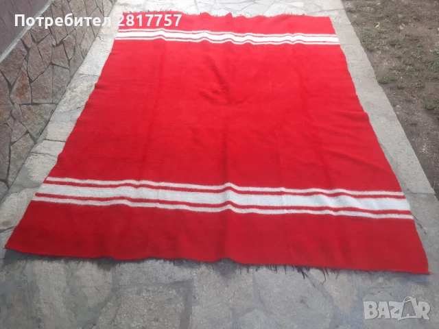 Автентично НОВО вълнено одеяло , снимка 2 - Олекотени завивки и одеяла - 51241194