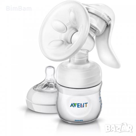 Ръчна помпа за изцеждане на кърма с шише Natural / PHILIPS AVENT, снимка 5 - Помпи за кърма - 38088072