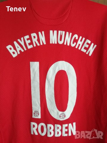 Bayern Munich Robben Adidas оригинална детска тениска фланелка Байерн Мюнхен Робен , снимка 3 - Детски тениски и потници - 43216765
