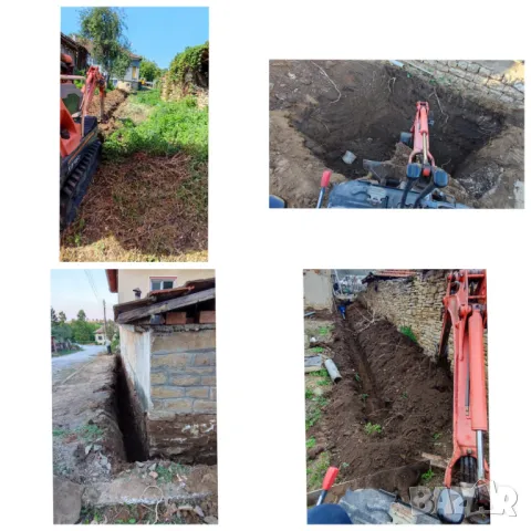 Услуги с Комбиниран и Мини багер ++ тристранен самосвал, снимка 14 - Други - 40001813