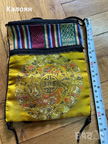Индийска платнена чантичка унисекс , снимка 4 - Чанти - 51223491