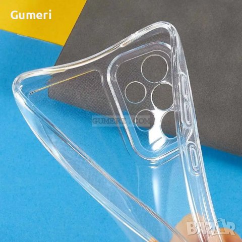 Samsung Galaxy A73 5G Силиконов Гръб Със Защита За Камерата - Прозрачен, снимка 7 - Калъфи, кейсове - 38416670
