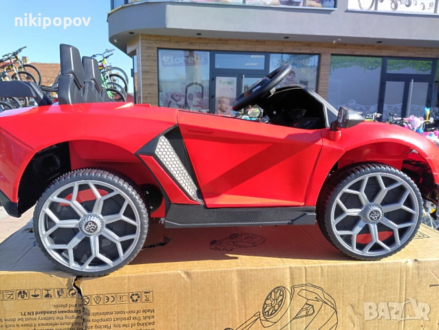 LAMBO Акумулаторна кола CHIARA червен, снимка 4 - Детски велосипеди, триколки и коли - 53569537