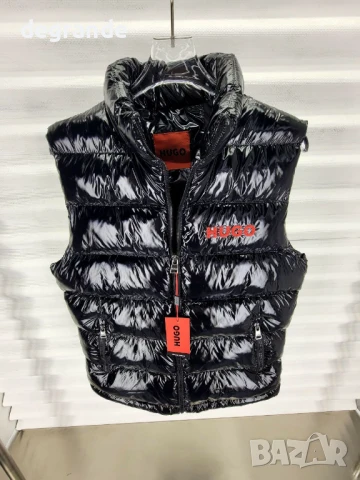 Мъжки елек Hugo Силиконов пълнеж Бродирано лого Висок Клас , снимка 3 - Спортни дрехи, екипи - 51350851