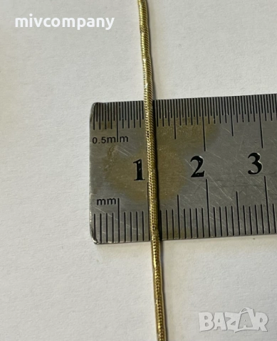 Златен синджир 8.28гр.41см., снимка 3 - Колиета, медальони, синджири - 53075729