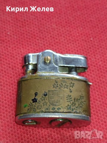 СТАРА РЯДКА КОЛЕКЦИОНЕРСКА ЗАПАЛКА МЕТАЛНА МИНИАТЮРА ШВЕЙЦАРИЯ УНИКАТ ЗА ЦЕНИТЕЛИ 22073 , снимка 2 - Запалки - 39125181