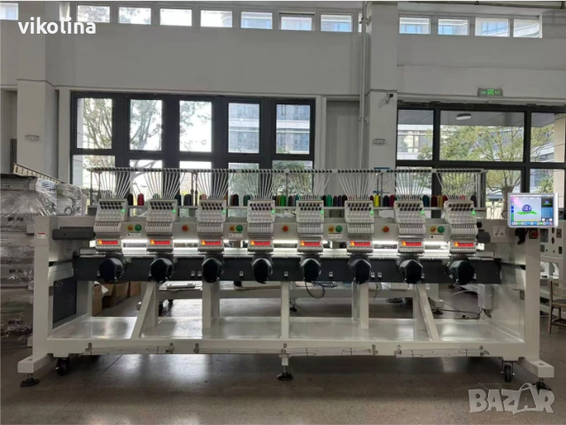 Бродировъчна машина Осем глава 450 мм .x 370 мм. NEW MODEL + застъпване, снимка 2 - Други машини и части - 52940115