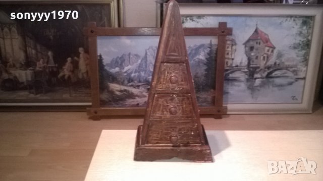 ПИРАМИДА-48Х25Х15СМ-АНТИКА-ВНОС ФРАНЦИЯ, снимка 3 - Антикварни и старинни предмети - 27439571