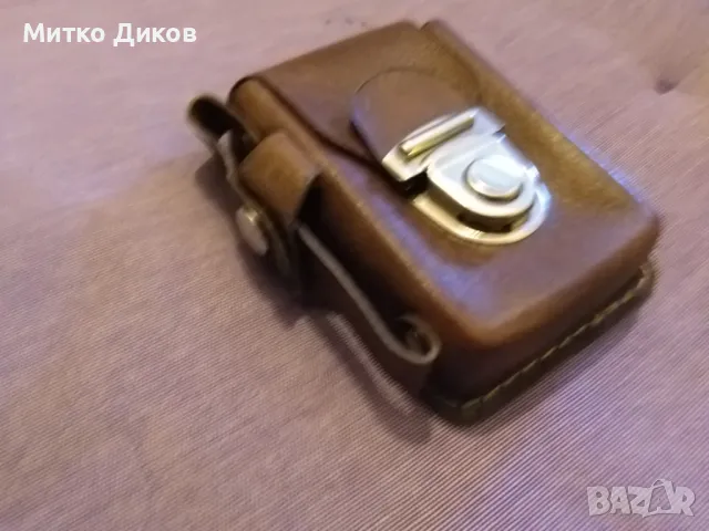 Калъвче за цигари и запалка естествена кожа 100х62мм отлично, снимка 2 - Табакери - 49171908